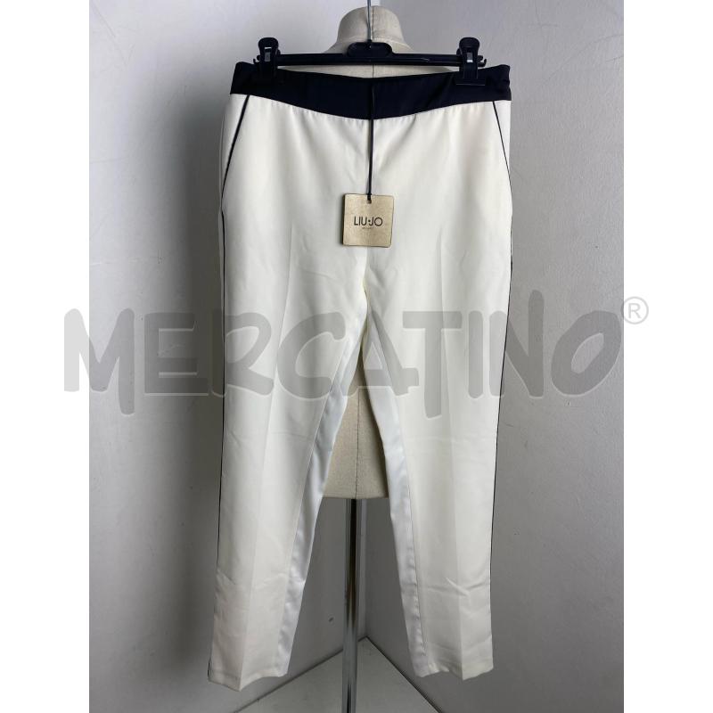 PANTALONE DONNA LIU JO BIANC NER  | Mercatino dell'Usato Torino c.so traiano 1