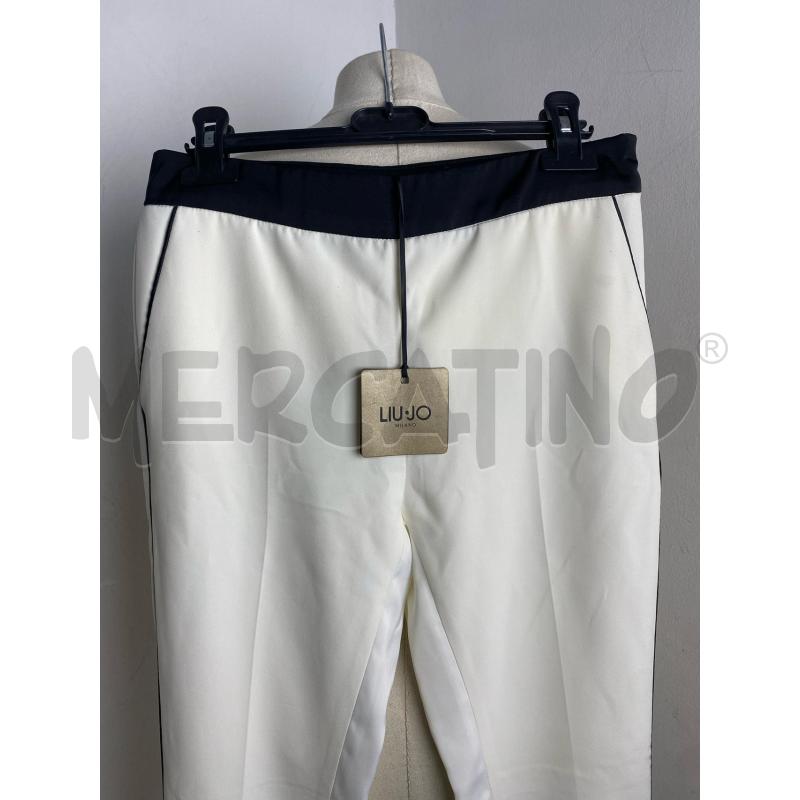 PANTALONE DONNA LIU JO BIANC NER  | Mercatino dell'Usato Torino c.so traiano 2