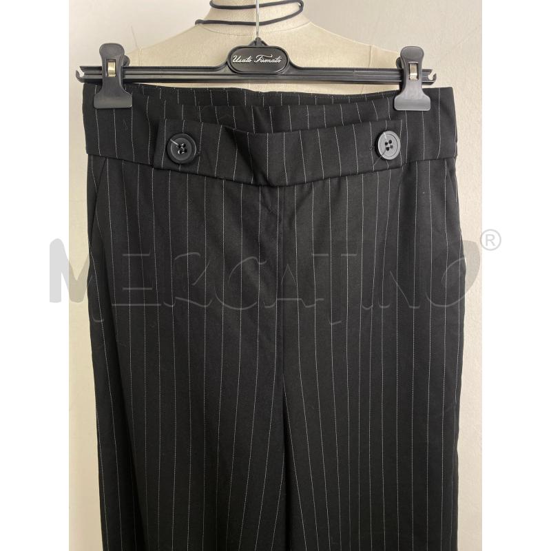 PANTALONE DONNA LIU JO GESSATO NERO | Mercatino dell'Usato Torino c.so traiano 2