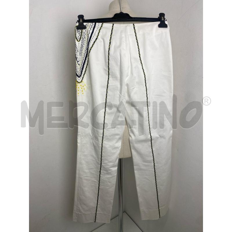 PANTALONE DONNA ROBERTO CAVALLI BIANCO | Mercatino dell'Usato Torino c.so traiano 3