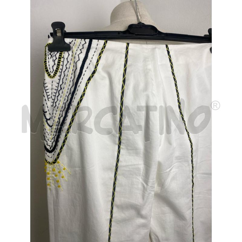 PANTALONE DONNA ROBERTO CAVALLI BIANCO | Mercatino dell'Usato Torino c.so traiano 4
