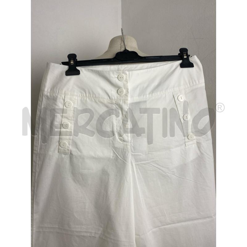 PANTALONE DONNA TWIN SET BIANC  | Mercatino dell'Usato Torino c.so traiano 2