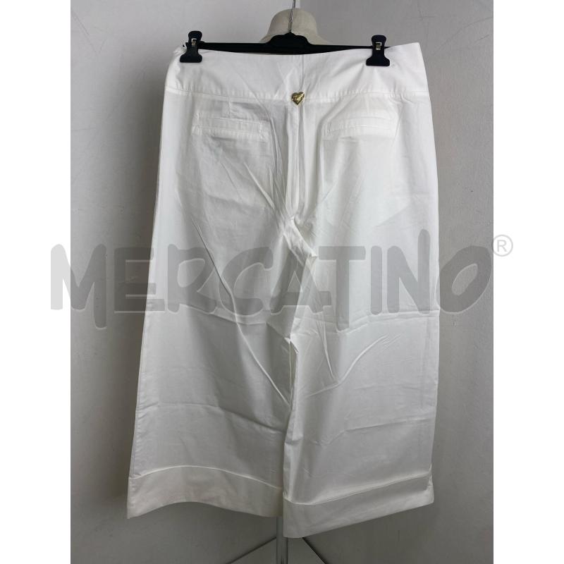 PANTALONE DONNA TWIN SET BIANC  | Mercatino dell'Usato Torino c.so traiano 3