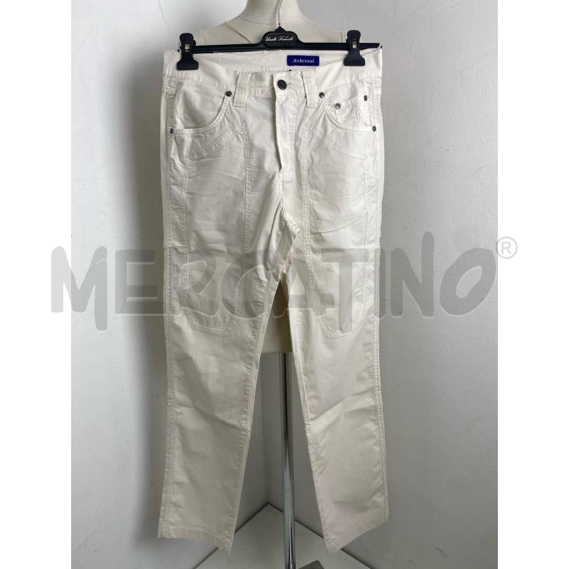 PANTALONE UOMO JECKERSON BIANCO | Mercatino dell'Usato Torino c.so traiano 1