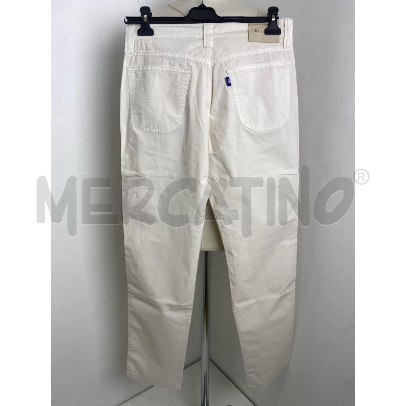 PANTALONE UOMO JECKERSON BIANCO | Mercatino dell'Usato Torino c.so traiano 4