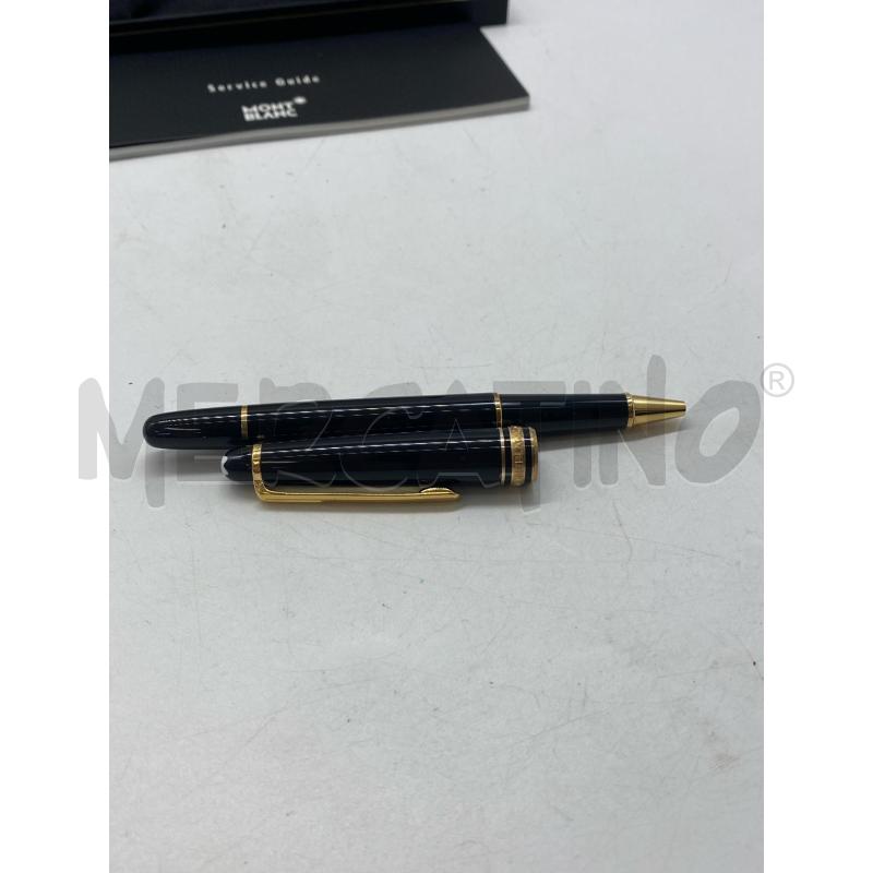PENNA A SFERA MONTBLANC NERA E ORO | Mercatino dell'Usato Torino c.so traiano 3