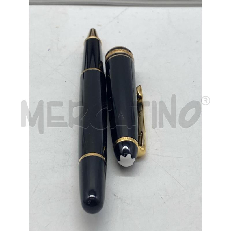 PENNA A SFERA MONTBLANC NERA E ORO | Mercatino dell'Usato Torino c.so traiano 4