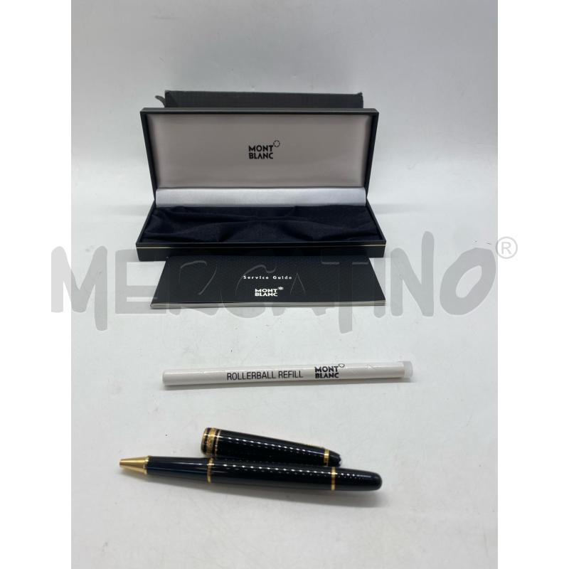PENNA A SFERA MONTBLANC NERA E ORO | Mercatino dell'Usato Torino c.so traiano 5