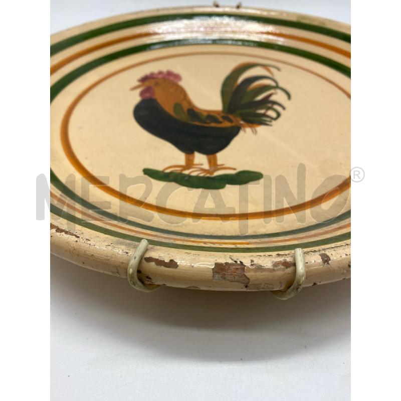 PIATTO ANTICO TERRACOTTA DECORAZIONE | Mercatino dell'Usato Torino c.so traiano 4