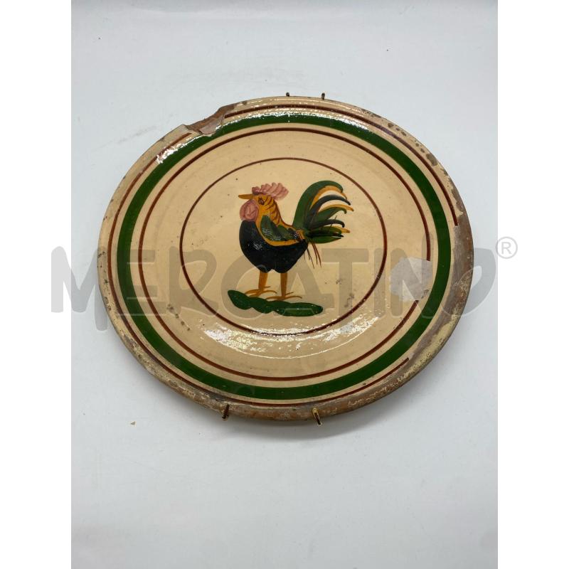 PIATTO ANTICO TERRACOTTA DECORAZIONE | Mercatino dell'Usato Torino c.so traiano 1