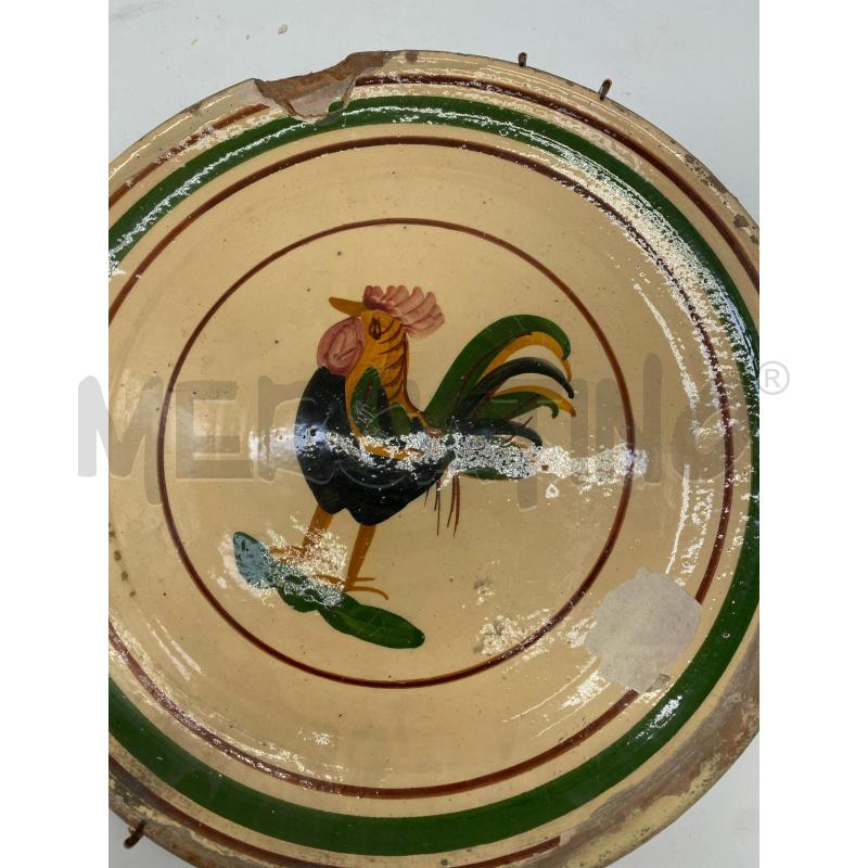 PIATTO ANTICO TERRACOTTA DECORAZIONE | Mercatino dell'Usato Torino c.so traiano 3