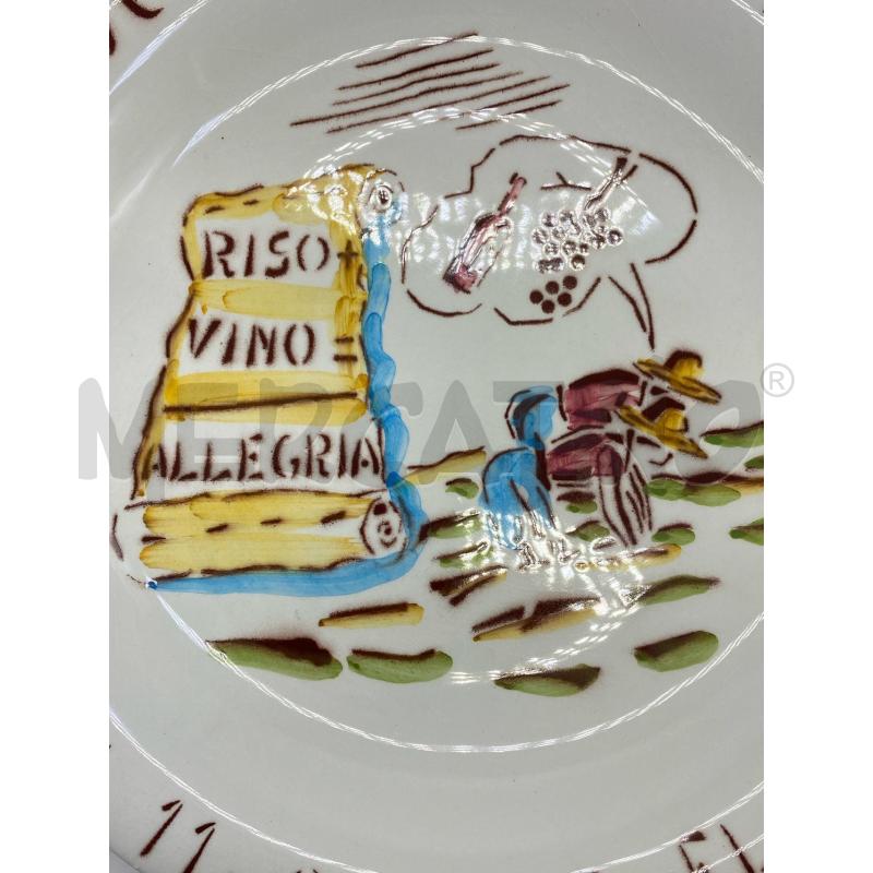 PIATTO BESIO ASTI 1977 EL NOSTR RISOT | Mercatino dell'Usato Torino c.so traiano 3