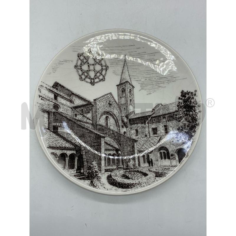 PIATTO CHIUSA PESIO ABBAZIA S. MARIA DI STAFFARDA | Mercatino dell'Usato Torino c.so traiano 2