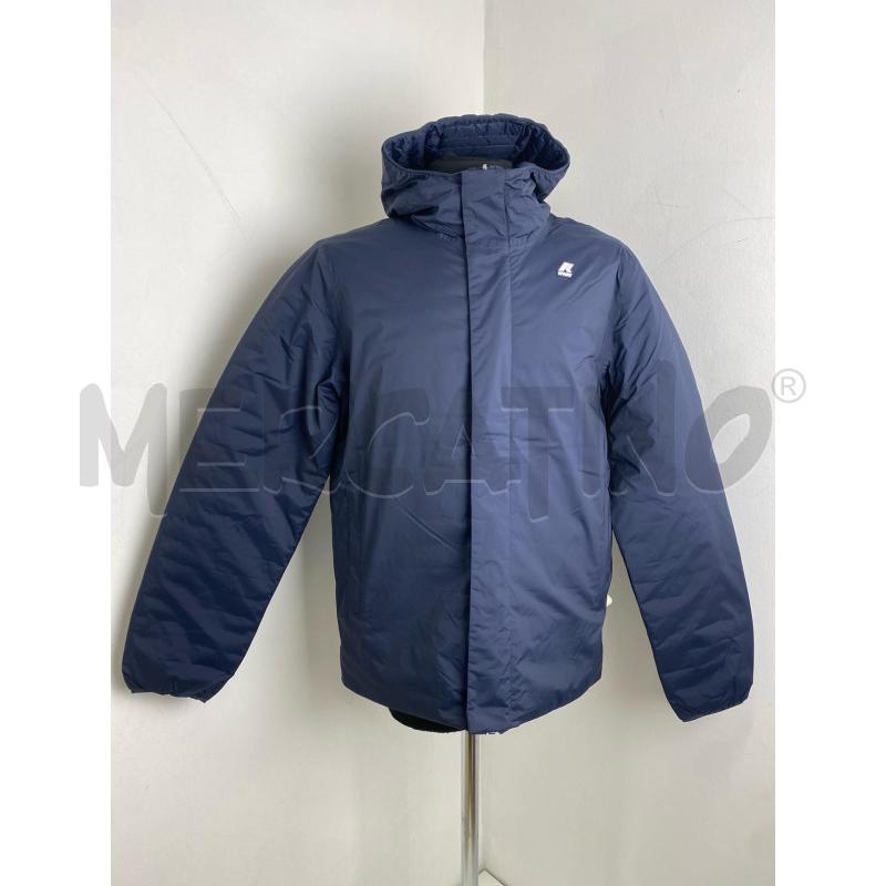 PIUMINO UOMO KWAY REVERSIBILE BLU | Mercatino dell'Usato Torino c.so traiano 1