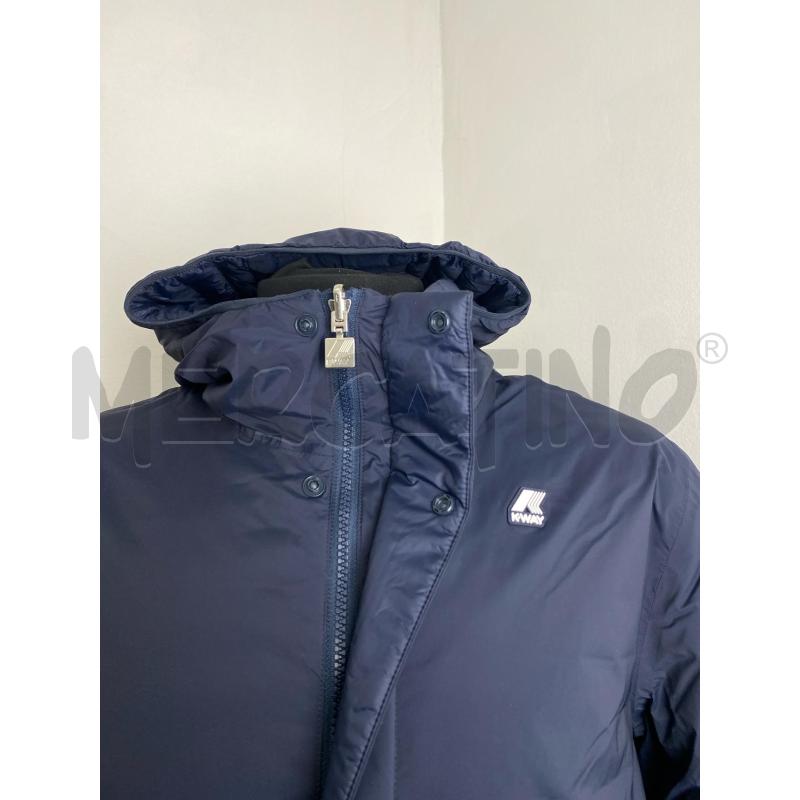 PIUMINO UOMO KWAY REVERSIBILE BLU | Mercatino dell'Usato Torino c.so traiano 3