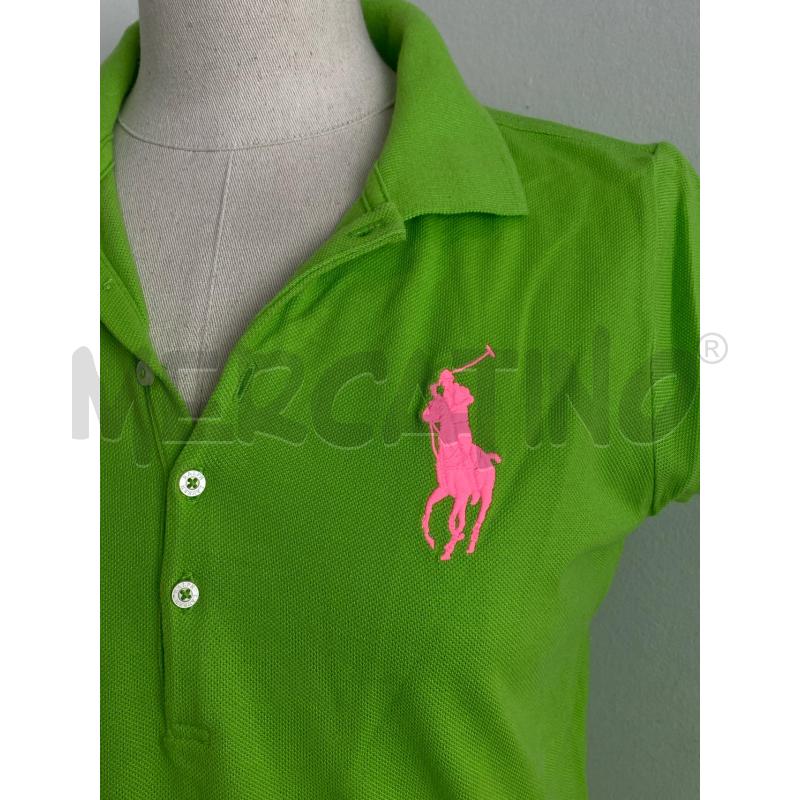 POLO DONNA RALPH LAUREN VERDE MELA  | Mercatino dell'Usato Torino c.so traiano 3
