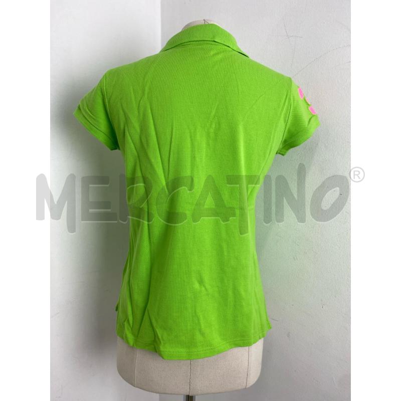 POLO DONNA RALPH LAUREN VERDE MELA  | Mercatino dell'Usato Torino c.so traiano 4