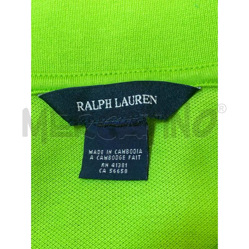 POLO DONNA RALPH LAUREN VERDE MELA  | Mercatino dell'Usato Torino c.so traiano 5