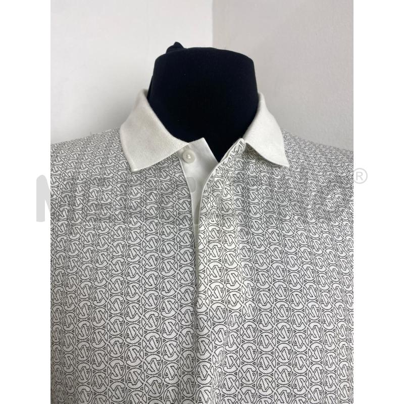 POLO UOMO ARMANI EXCHANGE BIANC LOGO | Mercatino dell'Usato Torino c.so traiano 2