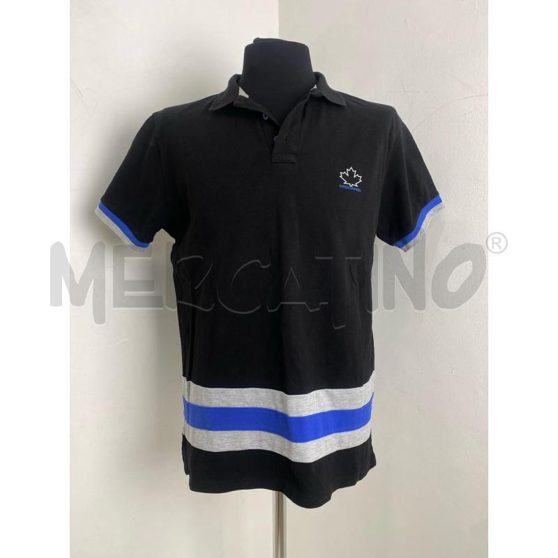 POLO UOMO DSQUARED2 NER GRIG BLU | Mercatino dell'Usato Torino c.so traiano 1