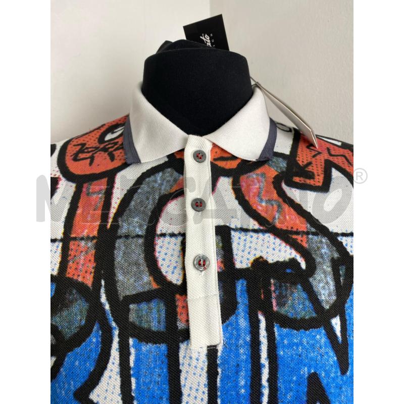 POLO UOMO ICEBERG BIANCA E ROSSA | Mercatino dell'Usato Torino c.so traiano 2