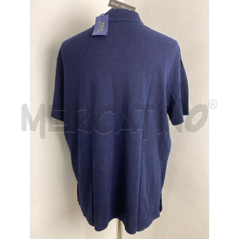 POLO UOMO RALPH LAUREN BLU STAMPA | Mercatino dell'Usato Torino c.so traiano 4