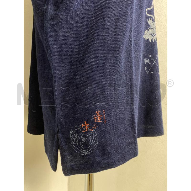 POLO UOMO RALPH LAUREN BLU STAMPA | Mercatino dell'Usato Torino c.so traiano 5