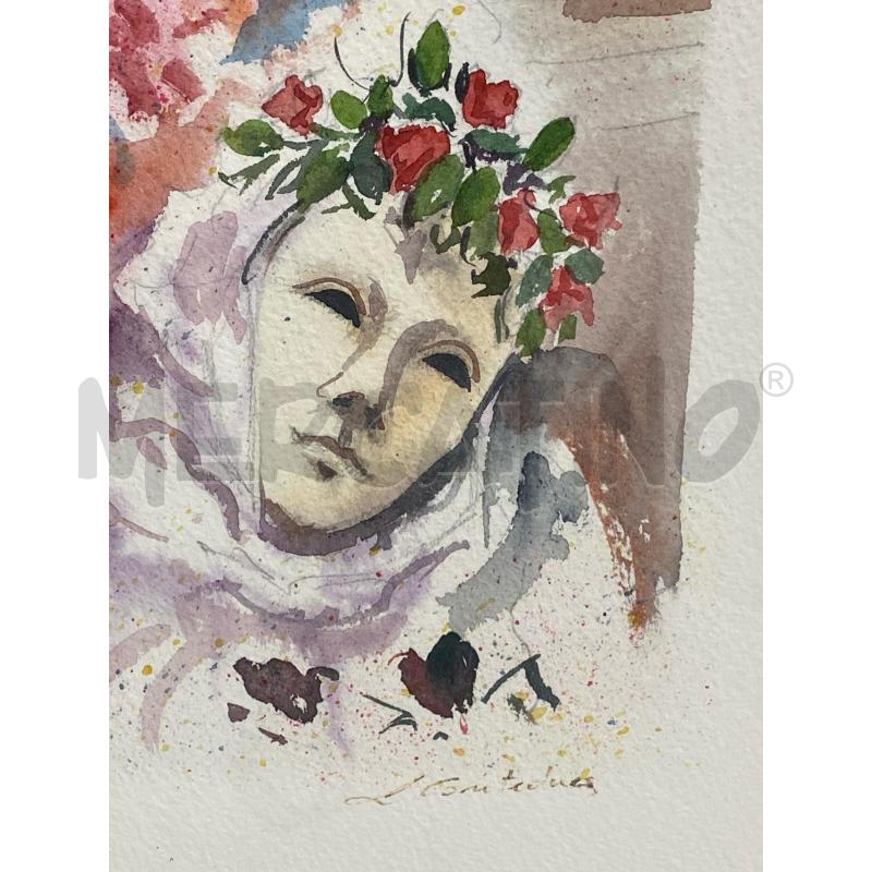 QUADRO ACQUERELLO CONTEDUCA | Mercatino dell'Usato Torino c.so traiano 3
