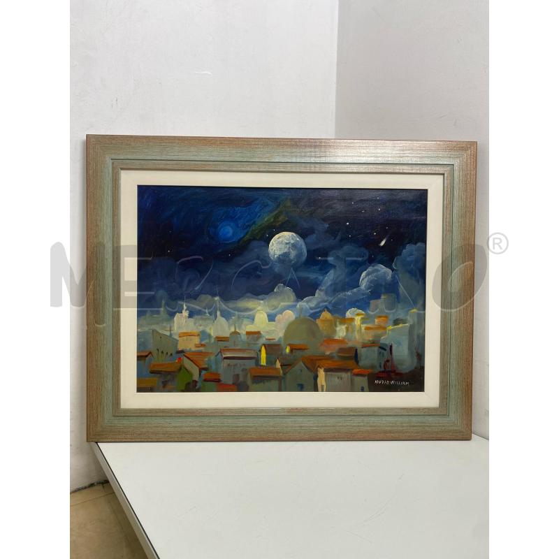 QUADRO DIPINTO OLIO SU TELA NUZZO WILLIAM  | Mercatino dell'Usato Torino c.so traiano 1