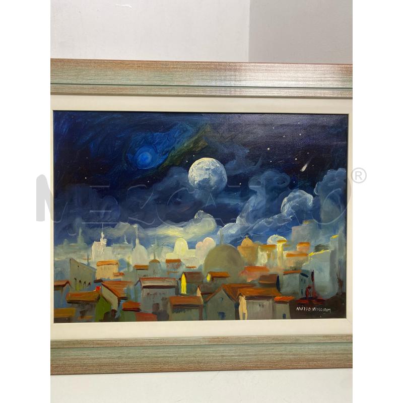 QUADRO DIPINTO OLIO SU TELA NUZZO WILLIAM  | Mercatino dell'Usato Torino c.so traiano 2