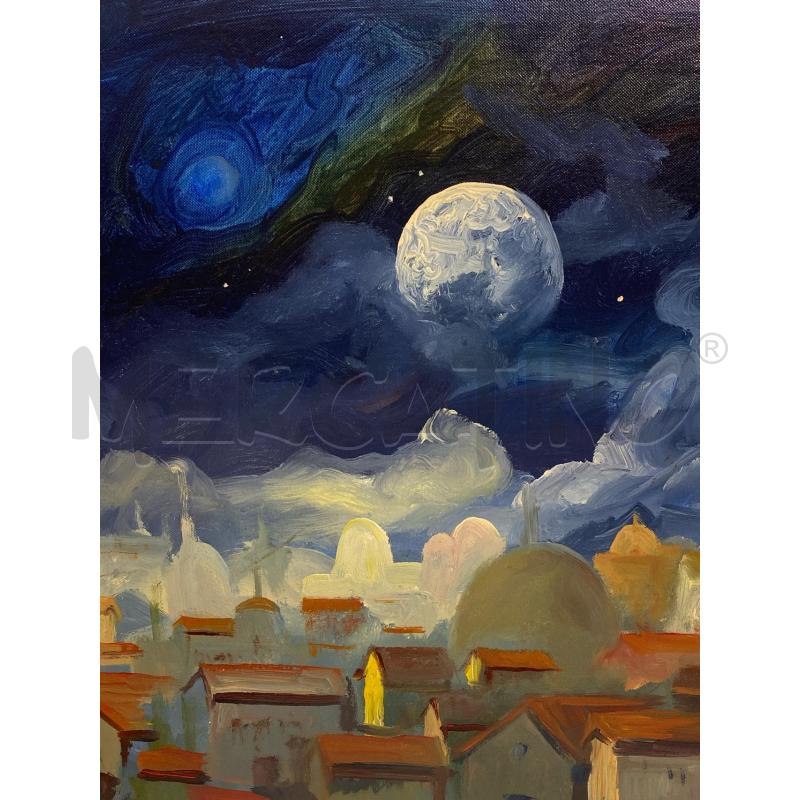 QUADRO DIPINTO OLIO SU TELA NUZZO WILLIAM  | Mercatino dell'Usato Torino c.so traiano 3