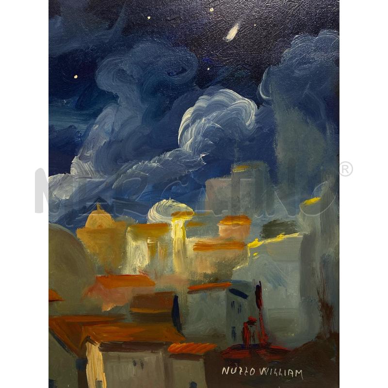 QUADRO DIPINTO OLIO SU TELA NUZZO WILLIAM  | Mercatino dell'Usato Torino c.so traiano 4