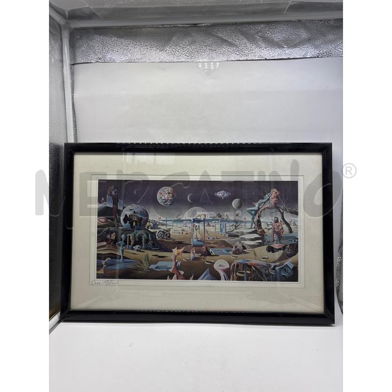 QUADRO LITOGRAFIA ORAZIO PETRAROLI | Mercatino dell'Usato Torino c.so traiano 2