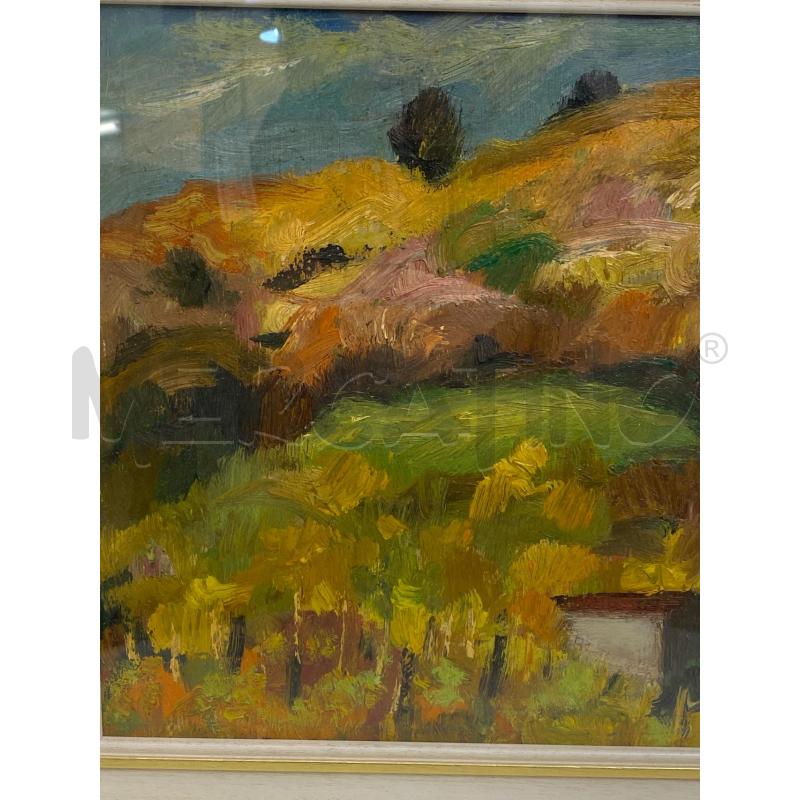 QUADRO OLIO SU TAVOLA G. BOTTA  | Mercatino dell'Usato Torino c.so traiano 4