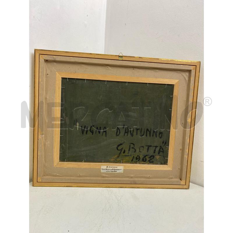 QUADRO OLIO SU TAVOLA G. BOTTA  | Mercatino dell'Usato Torino c.so traiano 5