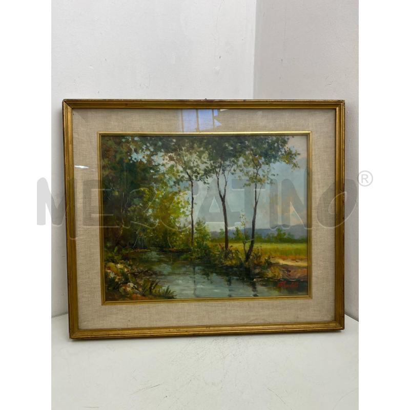 QUADRO OLIO SU TAVOLA MINOLETTI RENZO | Mercatino dell'Usato Torino c.so traiano 1