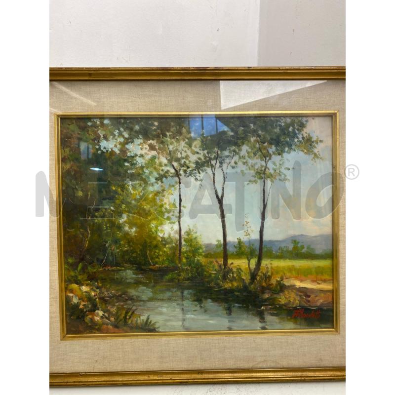 QUADRO OLIO SU TAVOLA MINOLETTI RENZO | Mercatino dell'Usato Torino c.so traiano 2
