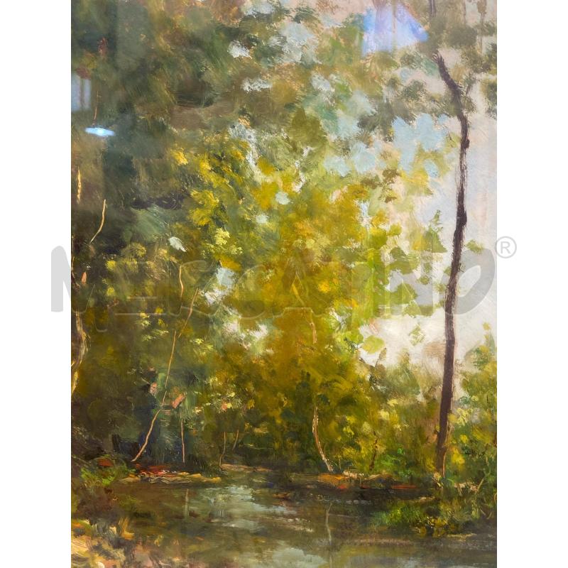 QUADRO OLIO SU TAVOLA MINOLETTI RENZO | Mercatino dell'Usato Torino c.so traiano 4