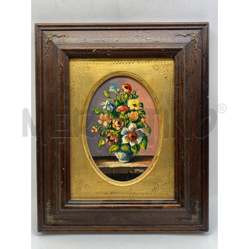 QUADRO OLIO SU TAVOLA PATRIZIA CAPALBO | Mercatino dell'Usato Torino c.so traiano 1