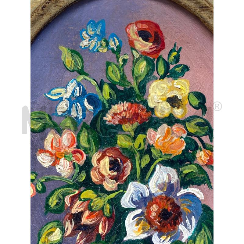 QUADRO OLIO SU TAVOLA PATRIZIA CAPALBO | Mercatino dell'Usato Torino c.so traiano 4