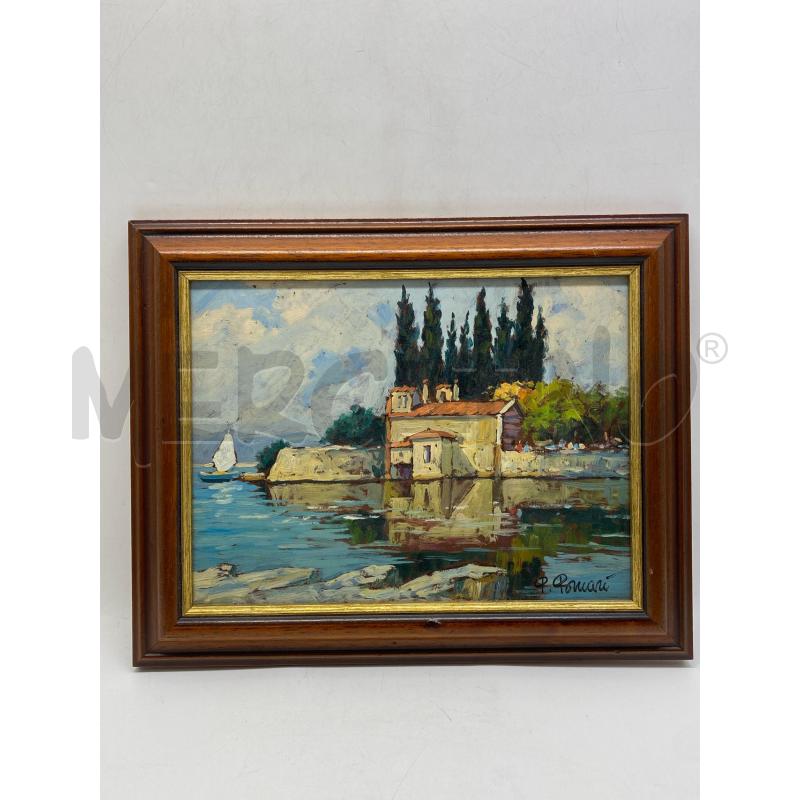 QUADRO OLIO SU TAVOLA PIERO POMARI | Mercatino dell'Usato Torino c.so traiano 1