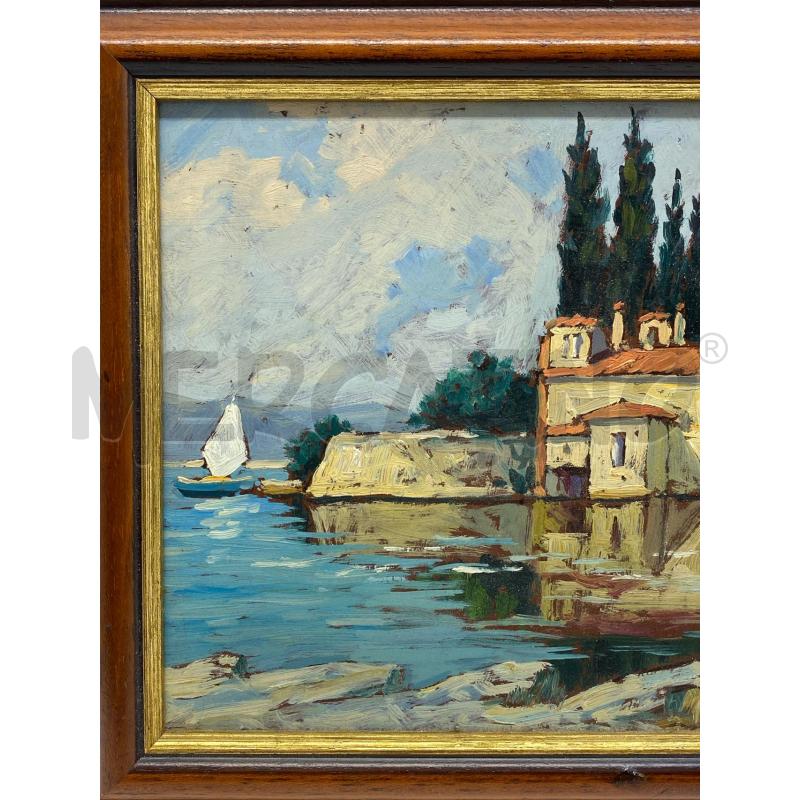 QUADRO OLIO SU TAVOLA PIERO POMARI | Mercatino dell'Usato Torino c.so traiano 3