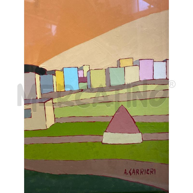 QUADRO OLIO SU TELA 40X50 ANTONIO CARRIERI | Mercatino dell'Usato Torino c.so traiano 2