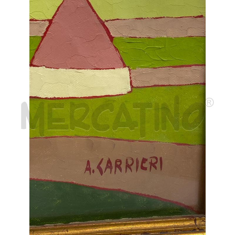 QUADRO OLIO SU TELA 40X50 ANTONIO CARRIERI | Mercatino dell'Usato Torino c.so traiano 3