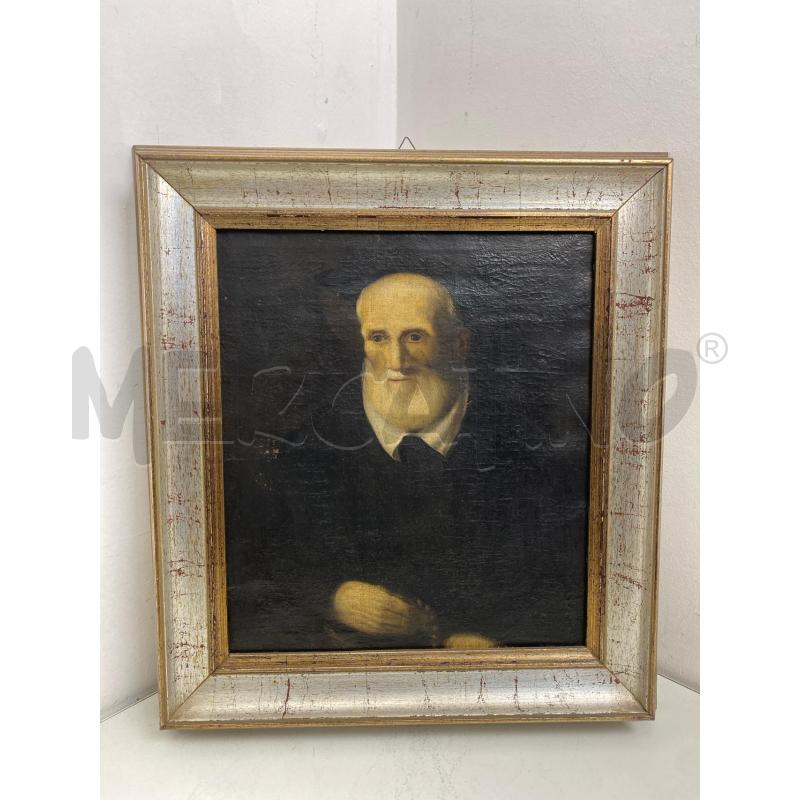 QUADRO OLIO SU TELA RITRATTO VECCHIO | Mercatino dell'Usato Torino c.so traiano 1