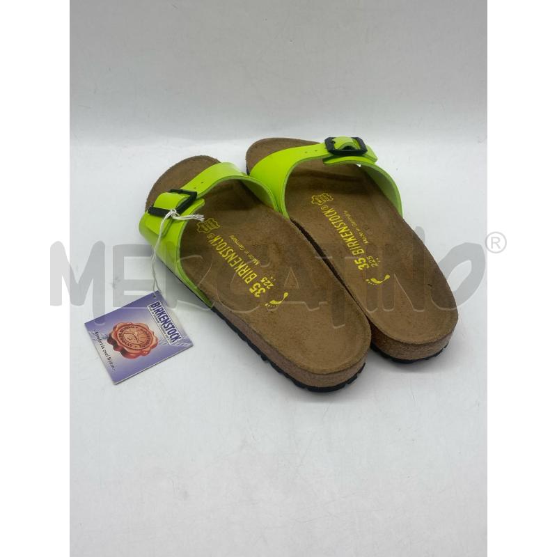 SANDALI DONNA BIRKENSTOCK LIME  | Mercatino dell'Usato Torino c.so traiano 2