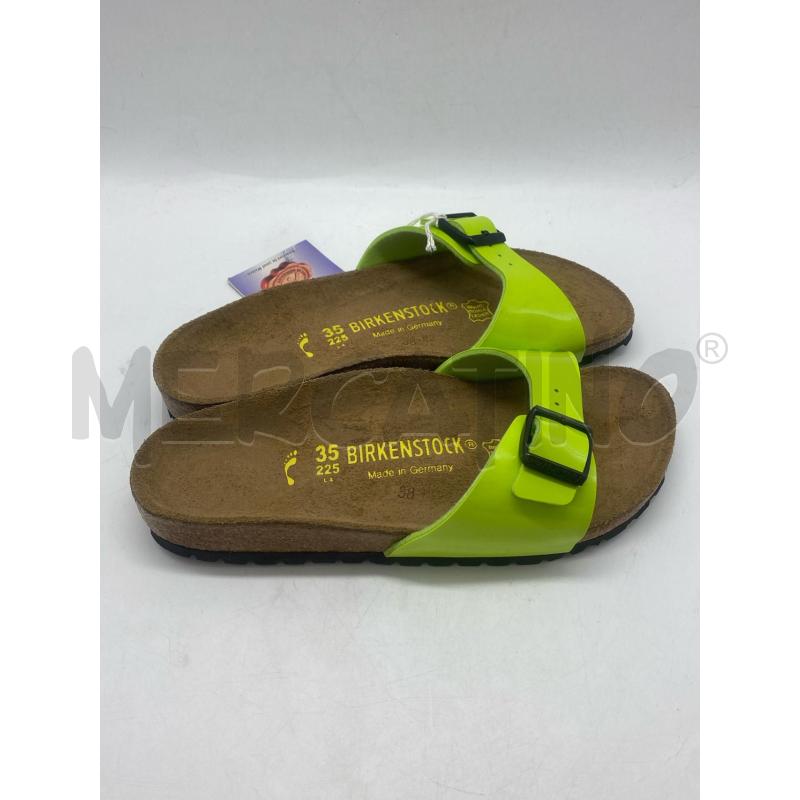 SANDALI DONNA BIRKENSTOCK LIME  | Mercatino dell'Usato Torino c.so traiano 3