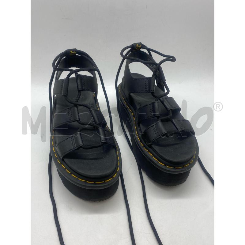 SANDALI DONNA DR.MARTENS NARTILLA NER PELLE | Mercatino dell'Usato Torino c.so traiano 1