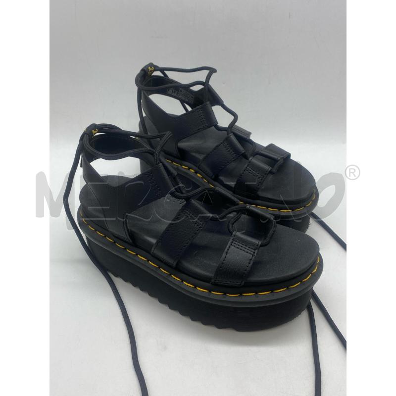 SANDALI DONNA DR.MARTENS NARTILLA NER PELLE | Mercatino dell'Usato Torino c.so traiano 2