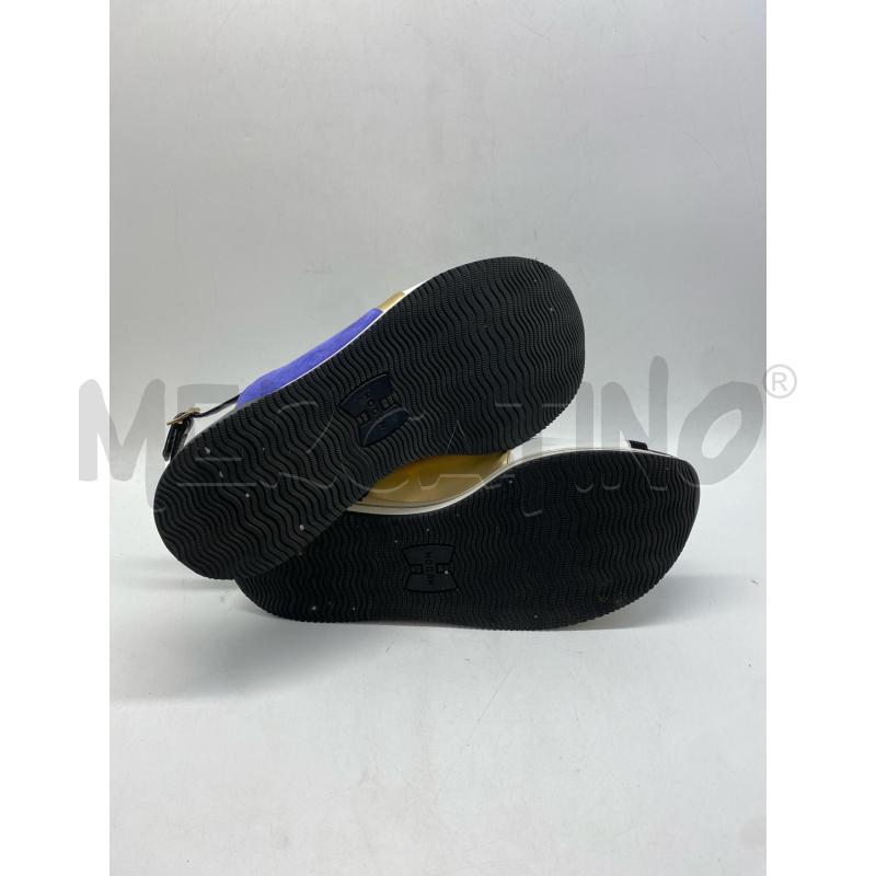 SANDALI DONNA HOGAN BIANC ORO BLU | Mercatino dell'Usato Torino c.so traiano 5